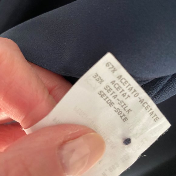 Vintage Emporio Armani Navy Blouse - Picture 6 of 7